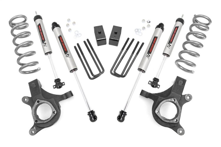 23970 4.5in GM Suspension Lift Kit w/V2 Shocks (99-06 1500 PU 2WD)