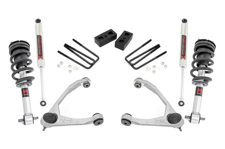 24640 3.5 in. Lift Kit, Cast Steel, M1 Strut, Chevy/GMC 1500 (07-13)