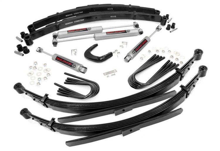 250-88-9230 4in GM Suspension Lift System (88-91 3/4-Ton Suburban 4WD, 52in Rear Springs)