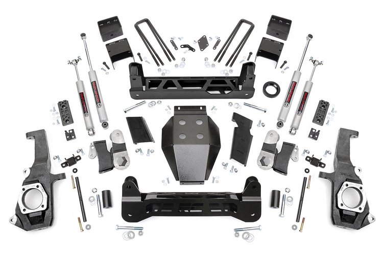 25330 7.5in GM NTD Suspension Lift Kit (11-19 2500HD/3500HD)