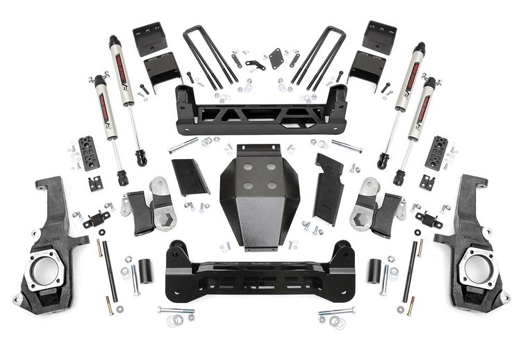 26070 5in GM NTD Suspension Lift Kit w/ V2 (11-19 2500HD/3500HD)