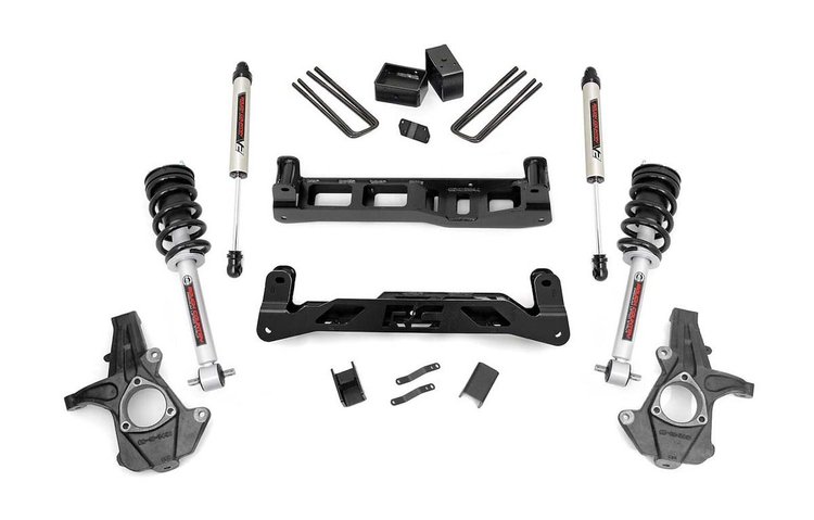 26171 5in GM Suspension Lift Kit w/V2 Shocks and Struts (07-13 1500 PU)