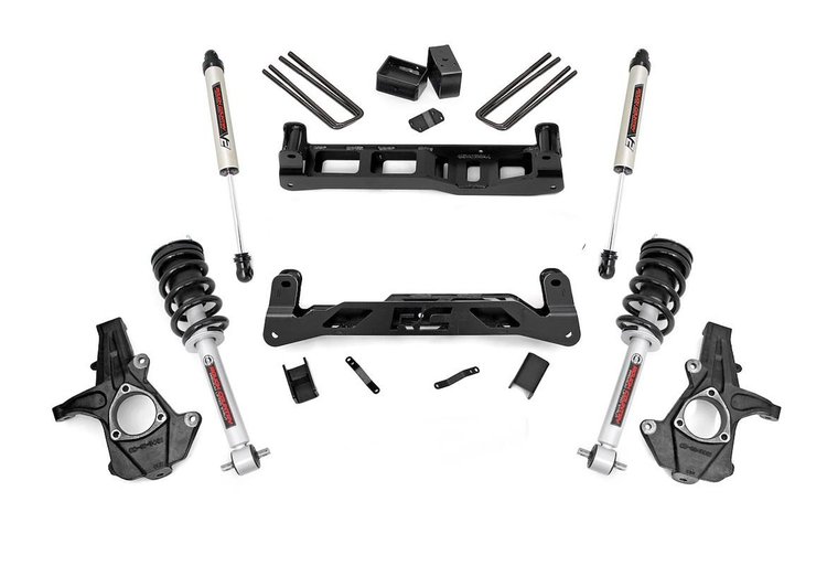 26371 7.5in GM Suspension Lift Kit w/V2 Shocks and Struts (07-13 1500 PU)