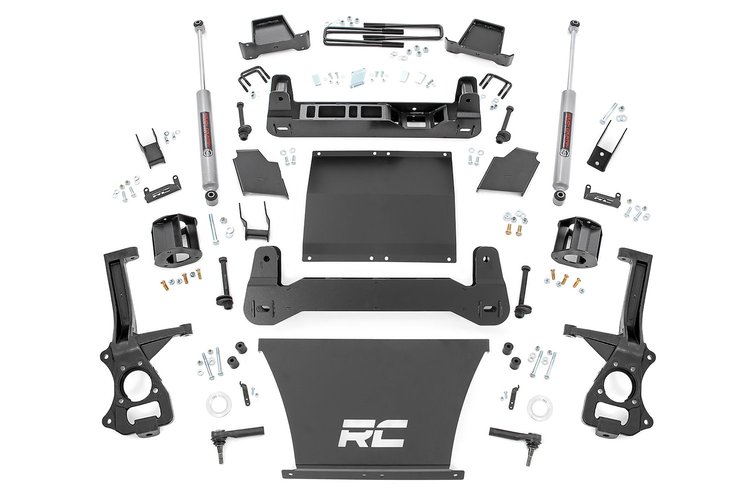 27531 4in GM Suspension Lift Kit, Strut Spacers (1500 Trailboss / AT4 PU 4WD)