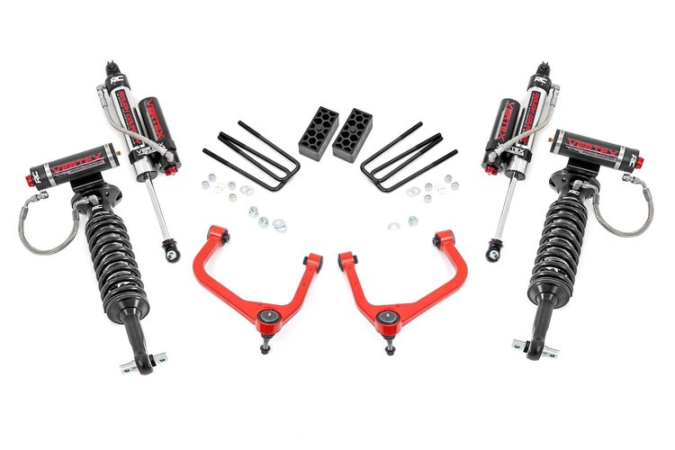 29550RED 3.5 in. Lift Kit, Vertex, Chevy Silverado 1500 2WD/4WD