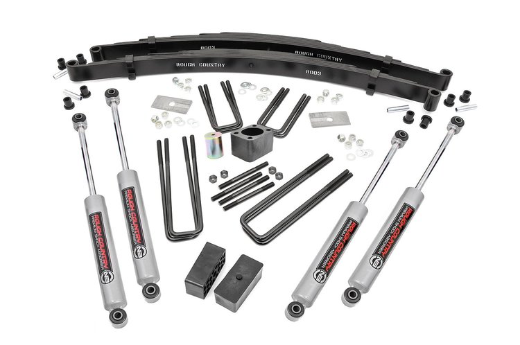 301.20 4 in. Lift Kit, Rear Blocks, Dodge W100 Truck/W200 Truck (70-74)