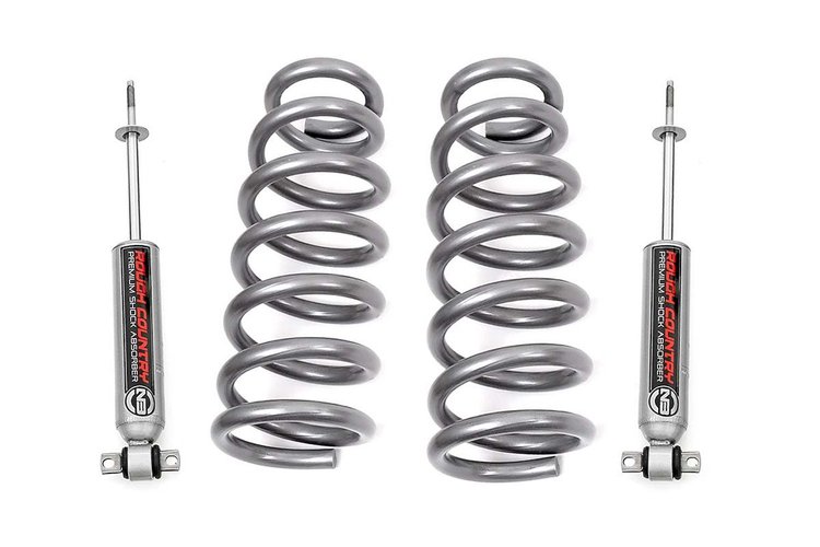30430 2in Dodge Leveling Coil Springs w/N3 Shocks (09-18 RAM 1500 2WD, V8 Models)