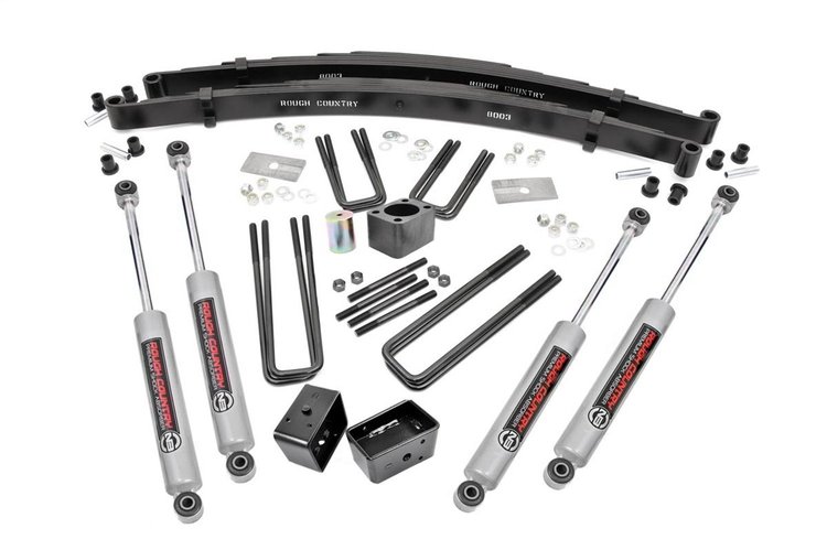 306.20 4 in. Lift Kit, Rear Blocks, Dodge W100 Truck/W200 Truck (74-77)