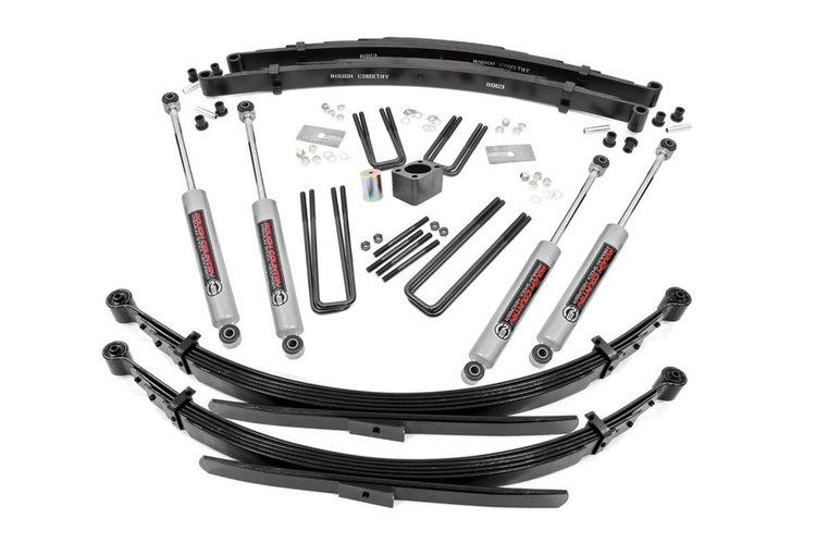 331.20 4 in. Lift Kit, Rear Springs, Dodge W100 Truck/W200 Truck (70-74)