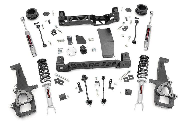 33332 4in Dodge Suspension Lift Kit, N3 Struts and N3 Shocks (12-18 Ram 1500 4WD)