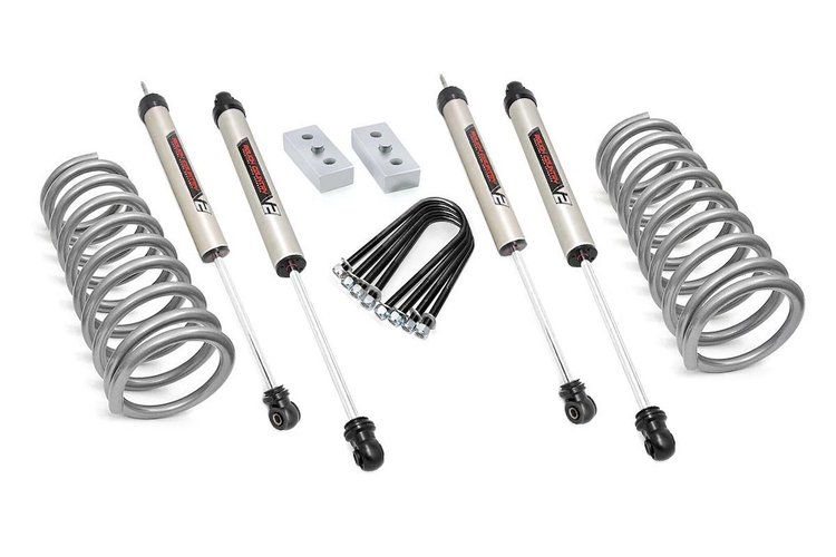 34370 3in Dodge Suspension Lift Kit w/ V2 Shocks (03-13 Ram 2500/3500)