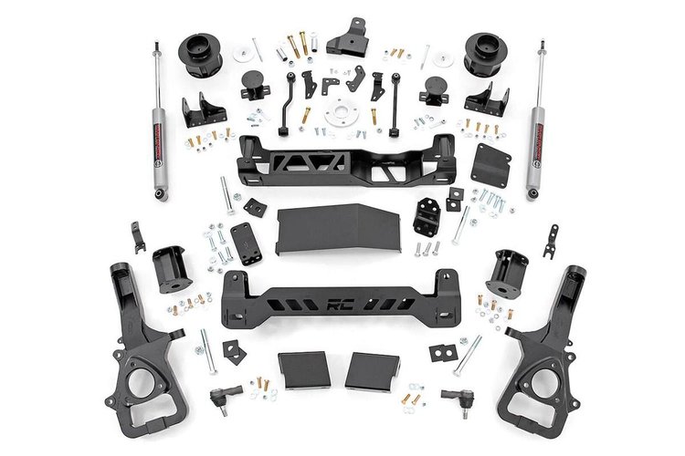 34430A 5in Ram Suspension Lift Kit (19-20 Ram 1500 4WD, Air Ride / 22XL Wheels)