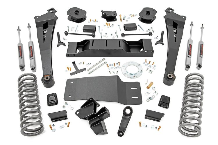 36030 5in Dodge Susp Lift Kit, Coil Springs, Radius Arms (19-20 Ram 2500 4WD, Diesel)