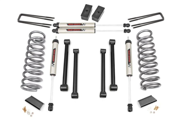 37070 3in Dodge Suspension Lift Kit w/V2 Shocks (00-01 Ram 1500)
