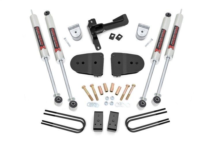 43440 Suspension Lift Kit w/Shocks; 3 in. Lift; M1 Monotube Shocks;