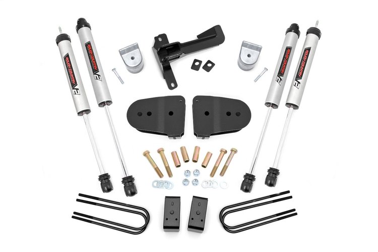 43470 Suspension Lift Kit w/V2 Shocks; 3 in. Lift; V2 Shocks;