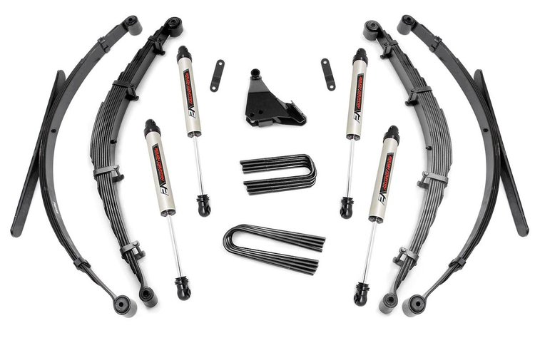 50170 4in Ford Suspension Lift System w/ V2 Shocks