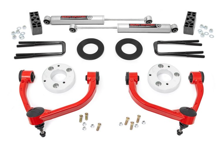 51014RED 3 in. Lift Kit, Ford F-150 4WD (2014-2020)