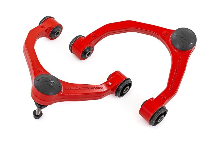 51037RED Red Forged Upper Control Arms, OE Upgrade, Ford F-150 4WD (09-20)