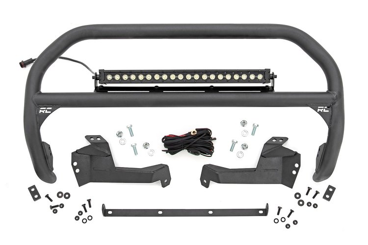 51042 Ford Nudge Bar w/Black Series DRL LED (2021 Bronco Sport)