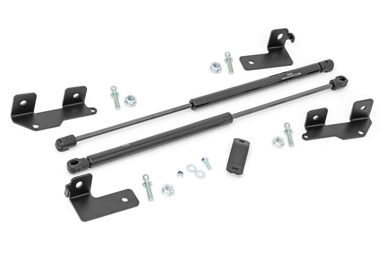 51120 Hydraulic Hood Assist; Incl. Gas Charged Cylinders; Mounting Brackets; Hardware;