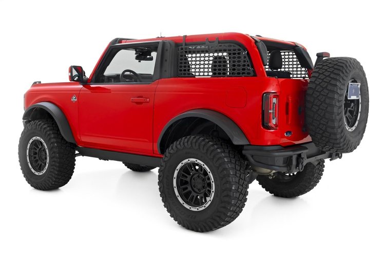 51128 Molle Mounting Panel; Durable Powder Coat Finish;