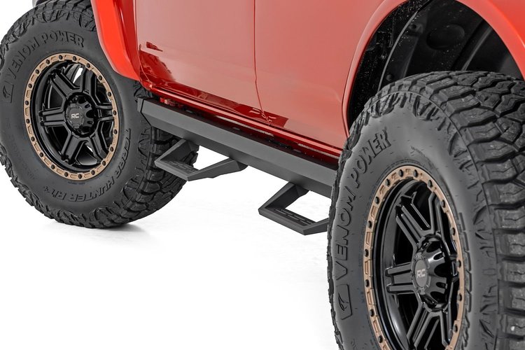 51143 SRL2 Adjustable Aluminum Step Fits Select Ford Bronco 4WD 4-Door