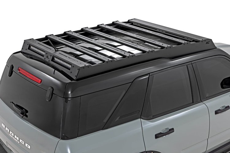 Roof Rack with Front and Rear LED Lights Fits Select Ford Bronco Sport 4WD 2021-2026