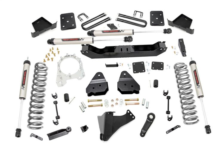 51770 6in Ford Suspension Lift Kit w/V2 Shocks (17-19 F-250/350 4WD, Diesel)