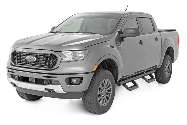 52005 SR2 Side Steps; 74 in. Length; Adjustable; Aluminum Step;
