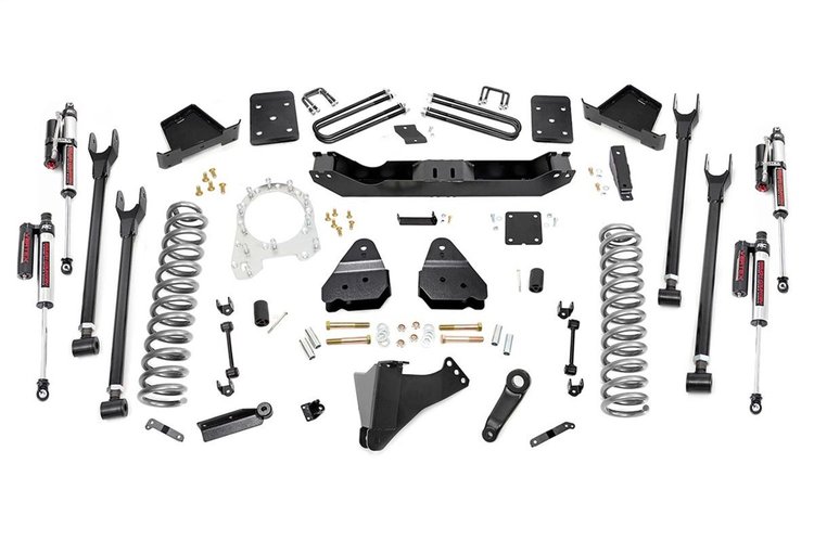 52650 6in Ford 4-Link Suspension Lift Kit (17-19 F-250 4WD, Diesel, w/o Overloads)