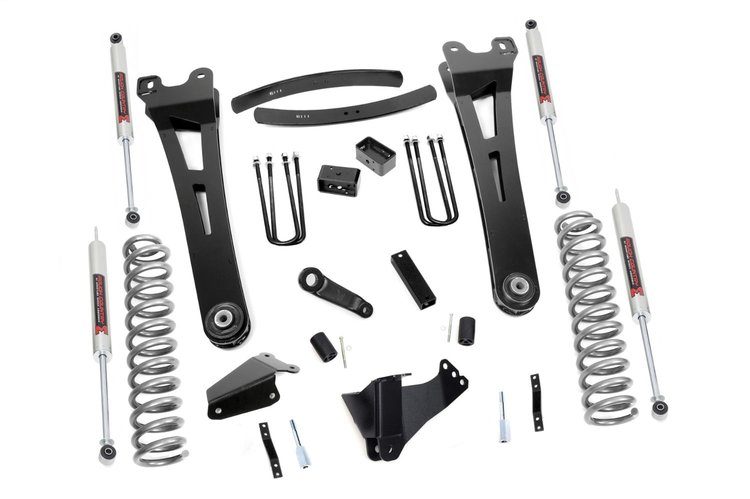 53740 6 in. Lift Kit, Gas, Radius Arm, M1, Ford Super Duty (05-07)