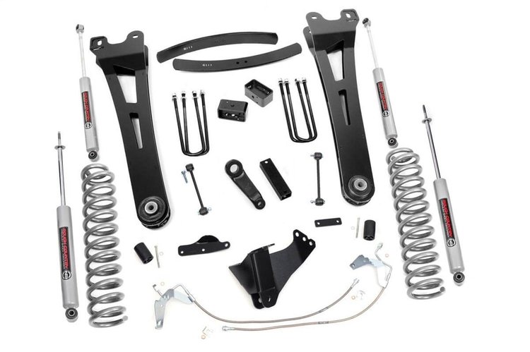 538.20 6 in. Lift Kit, Diesel, Radius Arm, Ford Super Duty 4WD (08-10)