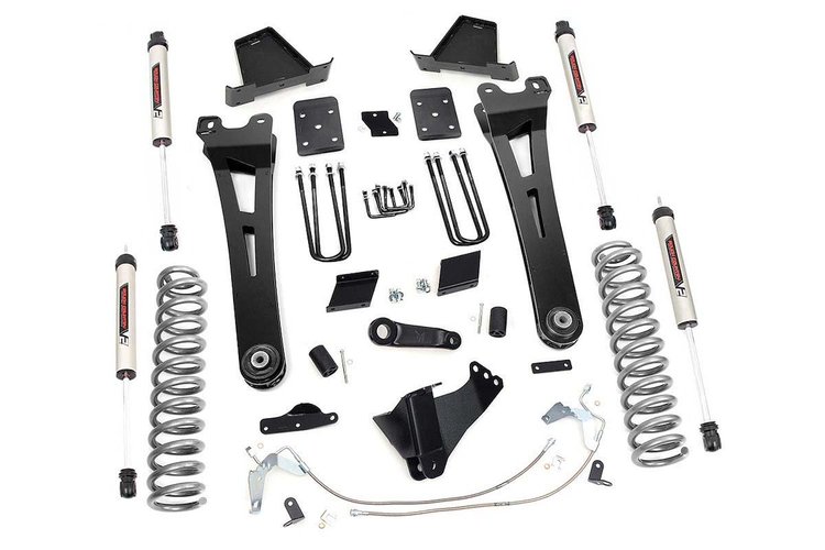 54070 6in Ford Radius Arm Suspension Lift Kit w/ V2 Shocks (11-14 F-250)