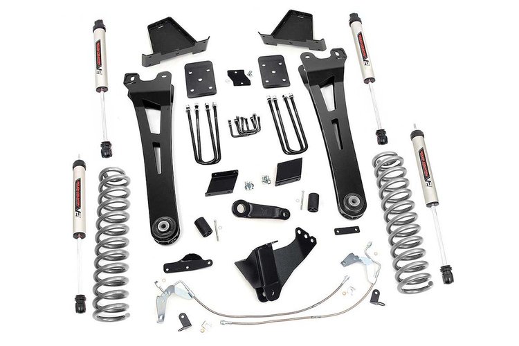 54170 6in Ford Radius Arm Suspension Lift Kit w/ V2 Shocks (11-14 F-250)