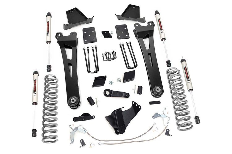 54270 6in Ford Radius Arm Suspension Lift Kit w/ V2 Shocks (15-16 F-250)