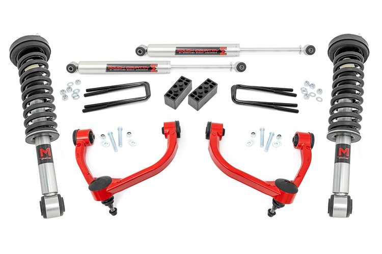 54440RED 3 in. Lift Kit, M1 Struts, Ford F-150 4WD (2009-2013)