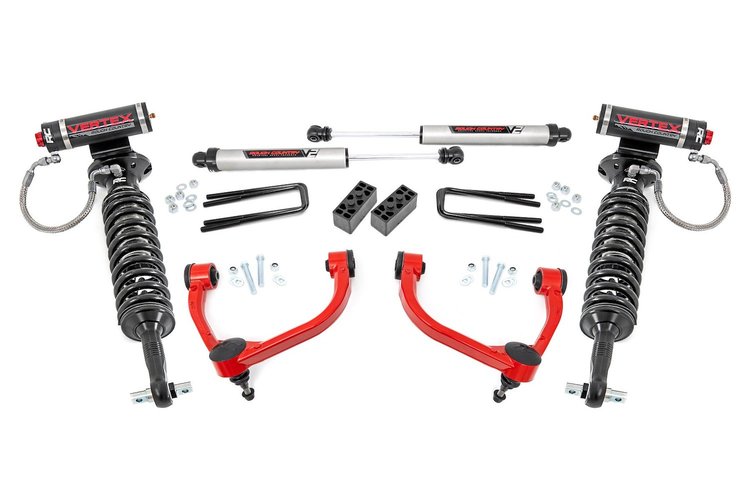 54557RED 3 in. Lift Kit, UCAs, Vertex/V2, Ford F-150 4WD (2014-2020)