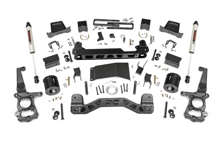 55770 6in Ford Suspension Lift Kit w/ V2 Shocks (15-20 F-150 4WD)