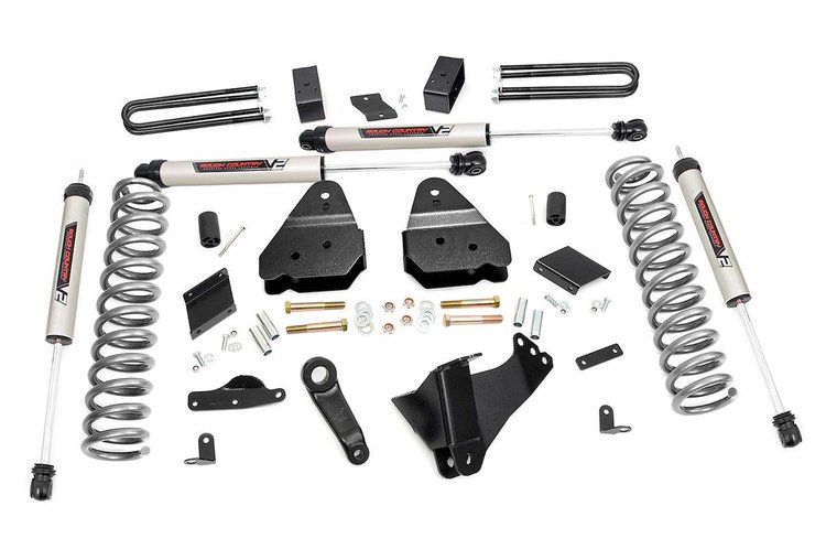 56370 4.5in Ford Suspension Lift Kit w/V2 Shocks (11-14 F-250 4WD)