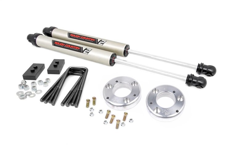 56870 2in Ford Leveling Lift Kit w/ V2 Shocks (09-13 F-150)
