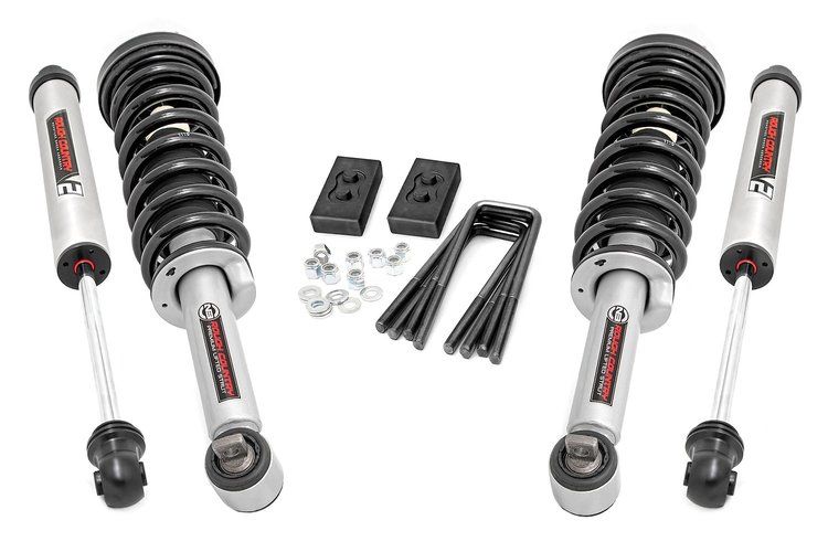 56971 2in Ford Leveling Lift Kit, N3 Struts and V2 Shocks (14-20 F-150)