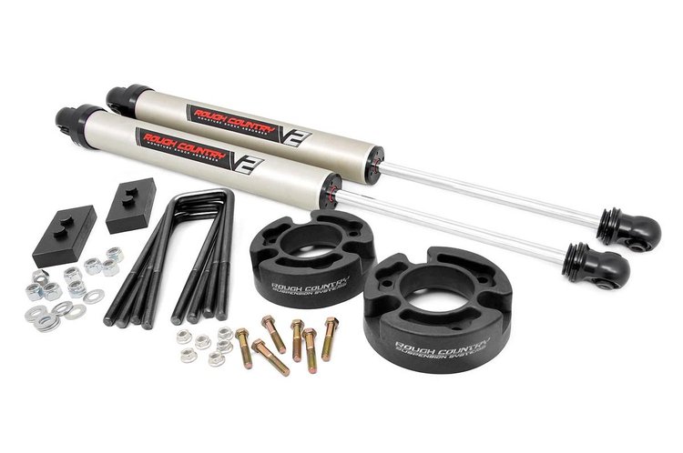 57070 2.5in Ford Leveling Lift Kit w/ V2 Shocks (04-08 F-150)