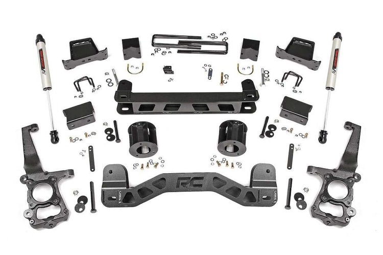 57370 6in Ford Suspension Lift Kit w/V2 Shocks (11-14 F-150)