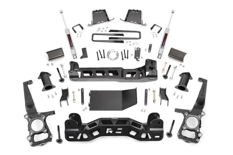57530 6in Ford Suspension Lift Kit, Strut Spacers (11-14 F-150 4WD)