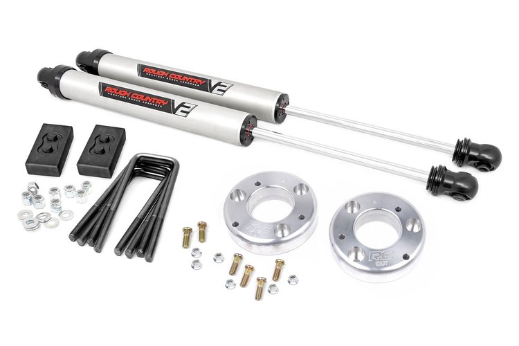 58670 2in Ford Leveling Lift Kit w/V2 Shocks (2021 F-150)