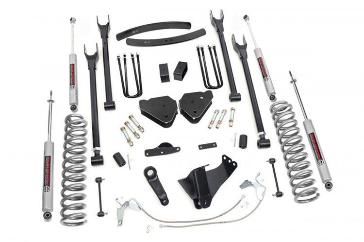 588.20 6 in. Lift Kit, Gas, 4 Link, Ford Super Duty 4WD (2008-2010)