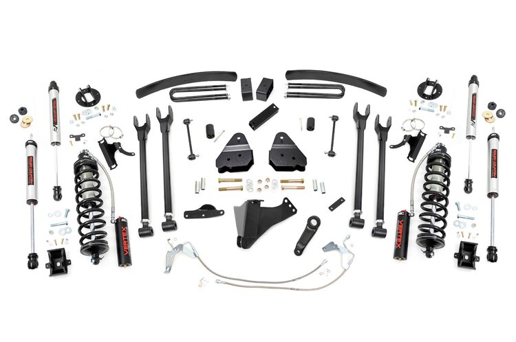 58858 6 in. Lift Kit , Gas , 4 Link , C/O V2, Ford Super Duty (08-10)