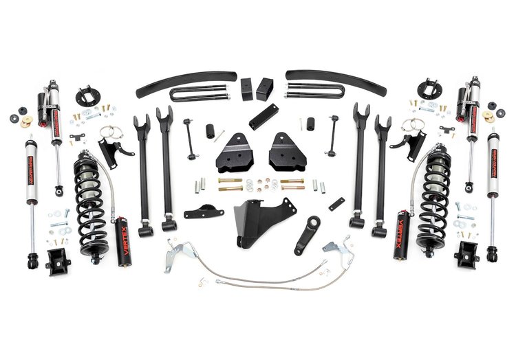 58859 6 in. Lift Kit , Gas , 4 Link , C/O Vertex, Ford Super Duty (08-10)
