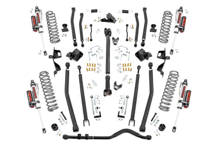61950 4in Long Arm Suspension Lift Kit w/ Vertex Shocks (18-20 Wrangler JL, 4-Door)